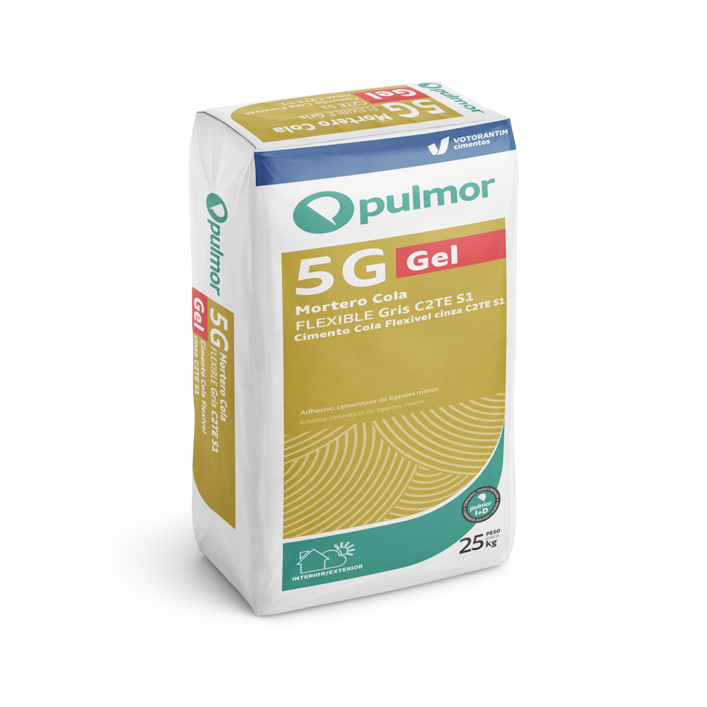 Pulmor 5G Gel - Adhesivo flexible gris efecto Gel